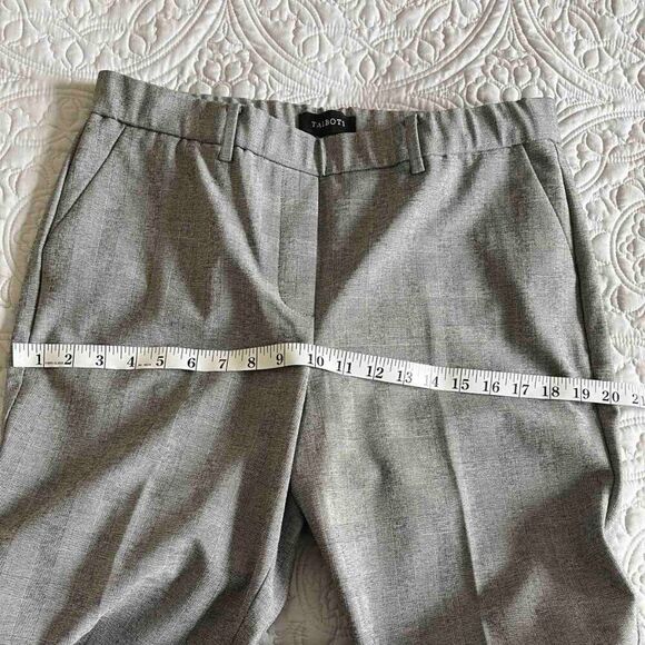 Talbots Women's Grey Plaid Cambridge Trousers, Size 8 - Picture 11 of 13